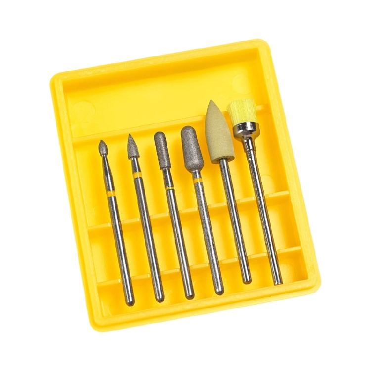 Nail Bits for Nail Drills Complete Manicure Accessories Set Safe Cutter Bit DIY Nail Preparation System