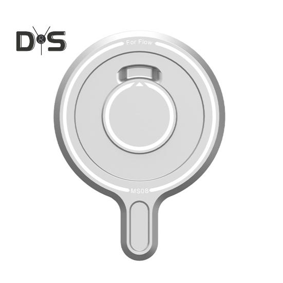 

Магнитный адаптер, ультратонкий профильный держатель телефона для iPhone 12/13/14/15 серий, универсальная магнитная подставка-кольцо, компактный, легкий, портативный серебряный