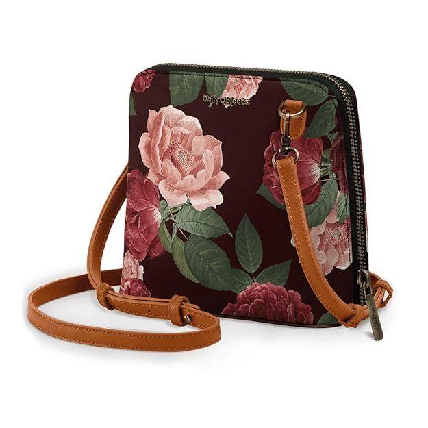 Trapeze Sling Crossbody kabelka pro dívky a ženy | Vyrobeno z odolného materiálu veganské kůže | Pečlivě ručně vyráběné | Zavírání na zip