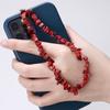 Creative Gravel Stone Mobile Phone Chain Women Girls Natural Bead Anti-Lost Fashion Jewelry Cellphone Strap Lanyard Hanging