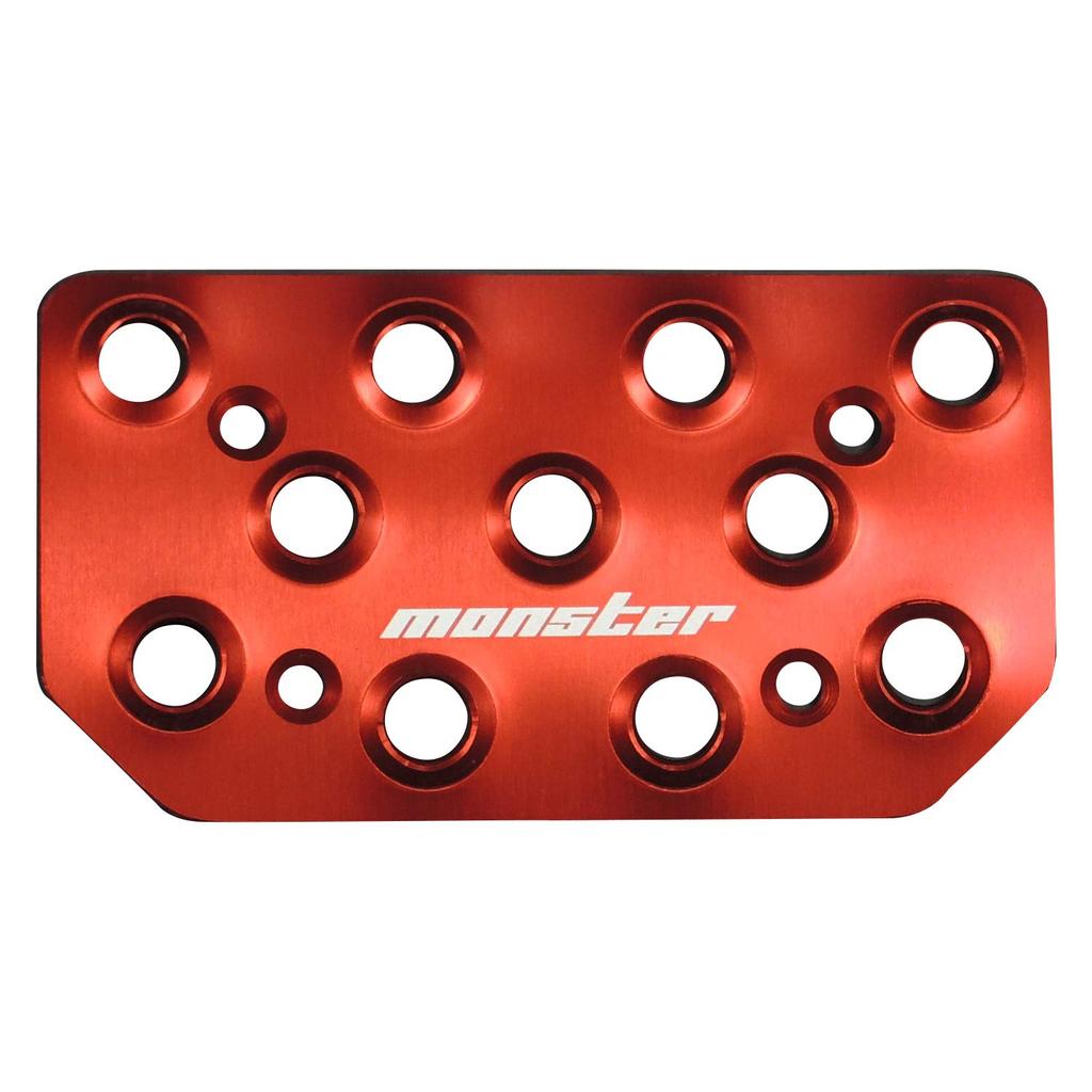 MONSTER SPORT Sports Driving Pedal Cover Red Anodized Swift Sport [ZC33S]/Swift [ZC13S/ZC83S] Other AT Car [ZC33 AT] 849525-7650M