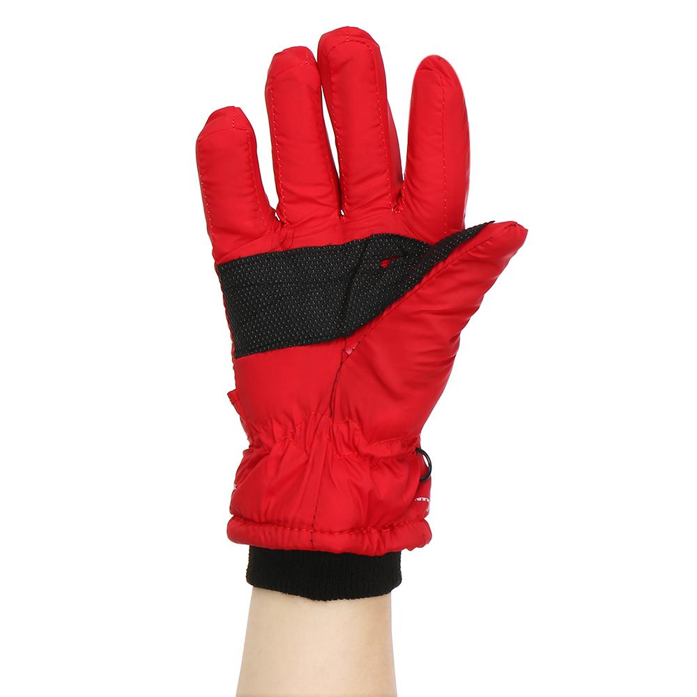 Thicken Warm Non-slip Windproof Waterproof Long-sleeved Mitten Snow Snowboard Children Ski Gloves