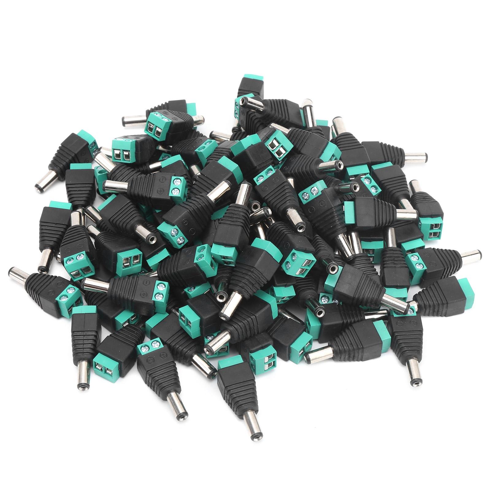 

100Pcs Male Binding Post DC Power Connector Monitoring Terminal Power Plug Block 80W 12V36V