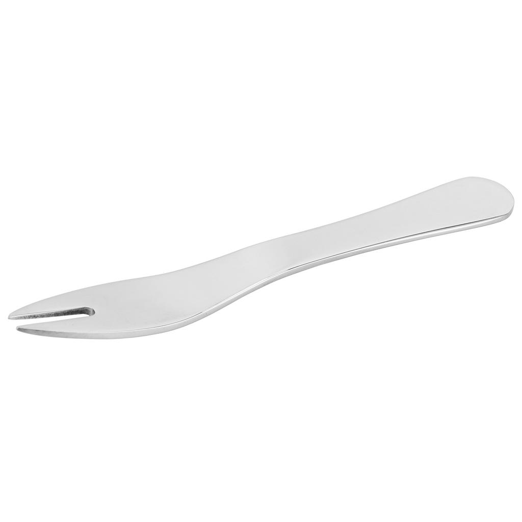 Fruit Fork 304 Stainless Steel Lovely Mini Dessert Fork for Cake Party Restaurant HotelStainless Steel Color 1Pc