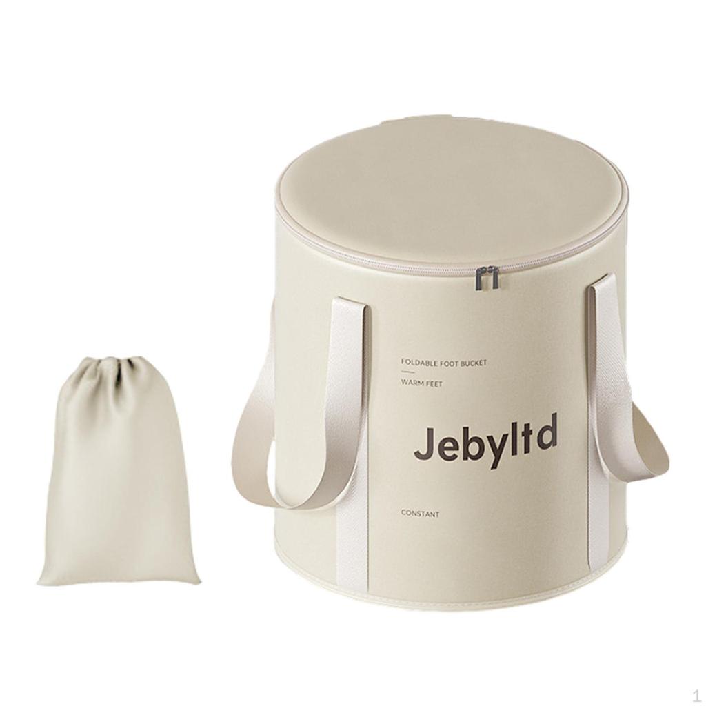 Collapsible Foot Basin Soaking Bucket Foldable Water Container Dormitory Bath