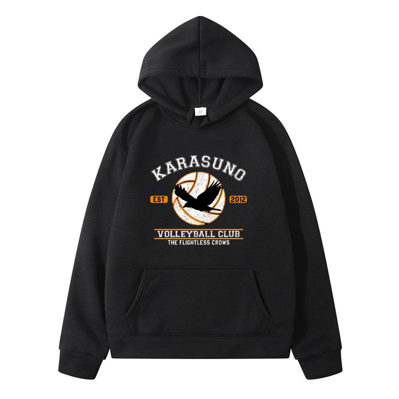 Volleyball Less Haikyuu Unoo College Cosplay Printed Sweater Casual Hoodie