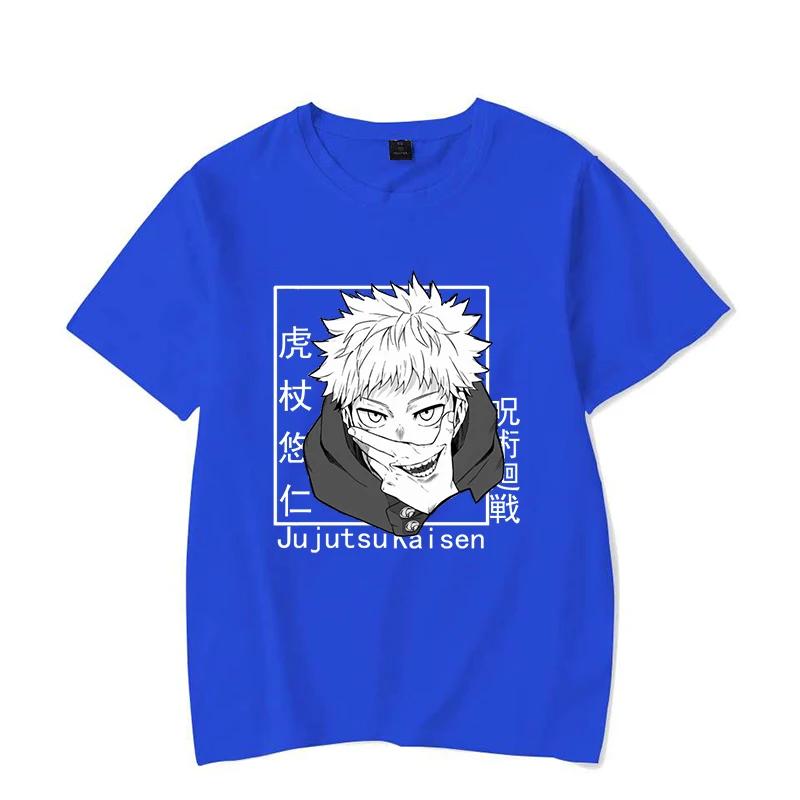 (Premium T-shirt)Funny Anime Print T-Shirt Women Loose Short Sleeve Round Neck Top Female Casual Shirt Tees