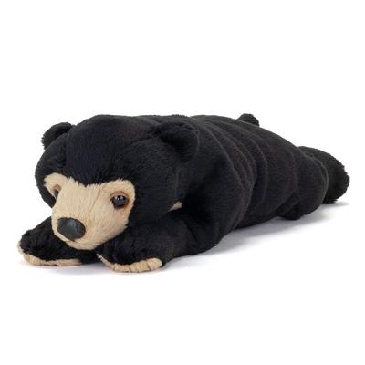 Colorata Malayan Sun Bear Plush Toy (Lying Down SeriesSoft Touch) Realistic Bear Animal Toy Doll Gift Present Birthday (Twice Checked) Christmas