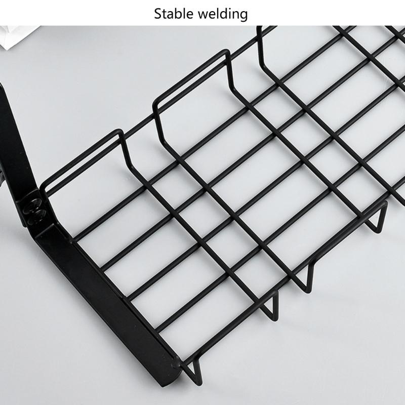 Adjustable Under Desk Storage Rack Durability Steel Under Table Cable Management Tray for Tidy Cable Management