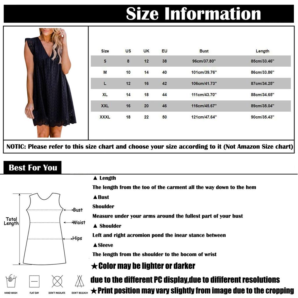 Women's Cutout Ruffle Pocket Tank Top Hakama Summer V Neck Dress