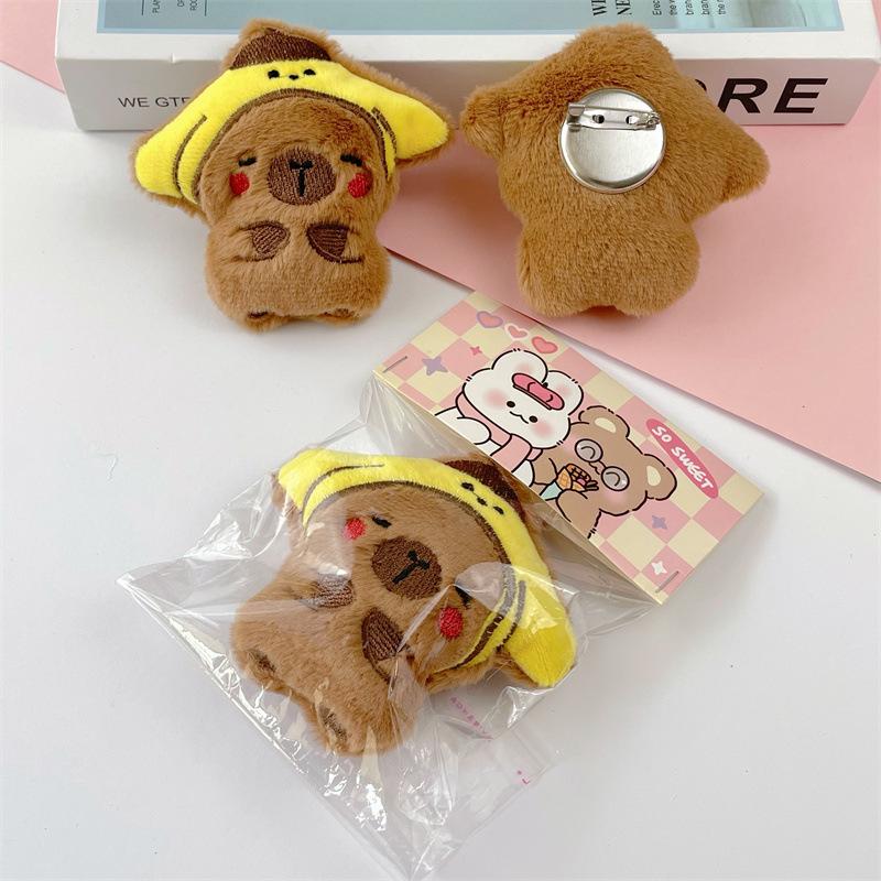 Capybara Charm Pendant: Cute Sanrio Headgear & Children's Accessories