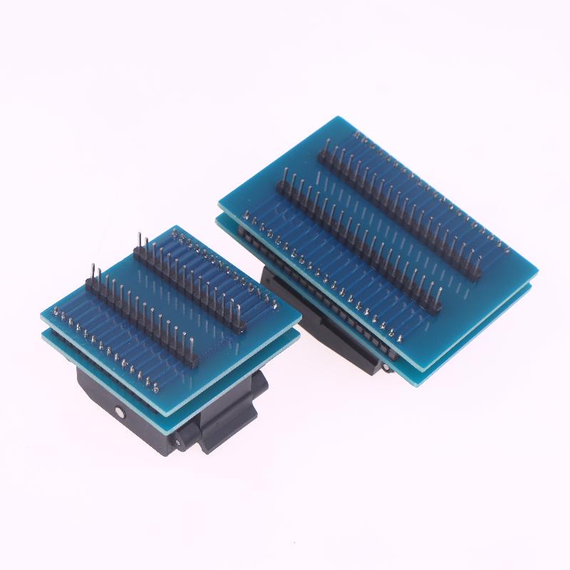 Tqfp32 To Dip28 Tqfp44 To Dip40 Avr Programmer Adapter Chip Test Socket Burning Seat Integrated Circuits