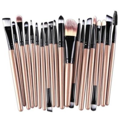 Beauty 20 Makeup Brush Set Eyeshadow Foundation Tool Super Soft Manje Fiber Full-80