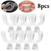 1/4/8pcs  Anti Snoring Bruxism Sleeping Mouth Guard Tray Stop Teeth Grinding Sleep Aid Night Guard Gum Shield Mouth Health Care