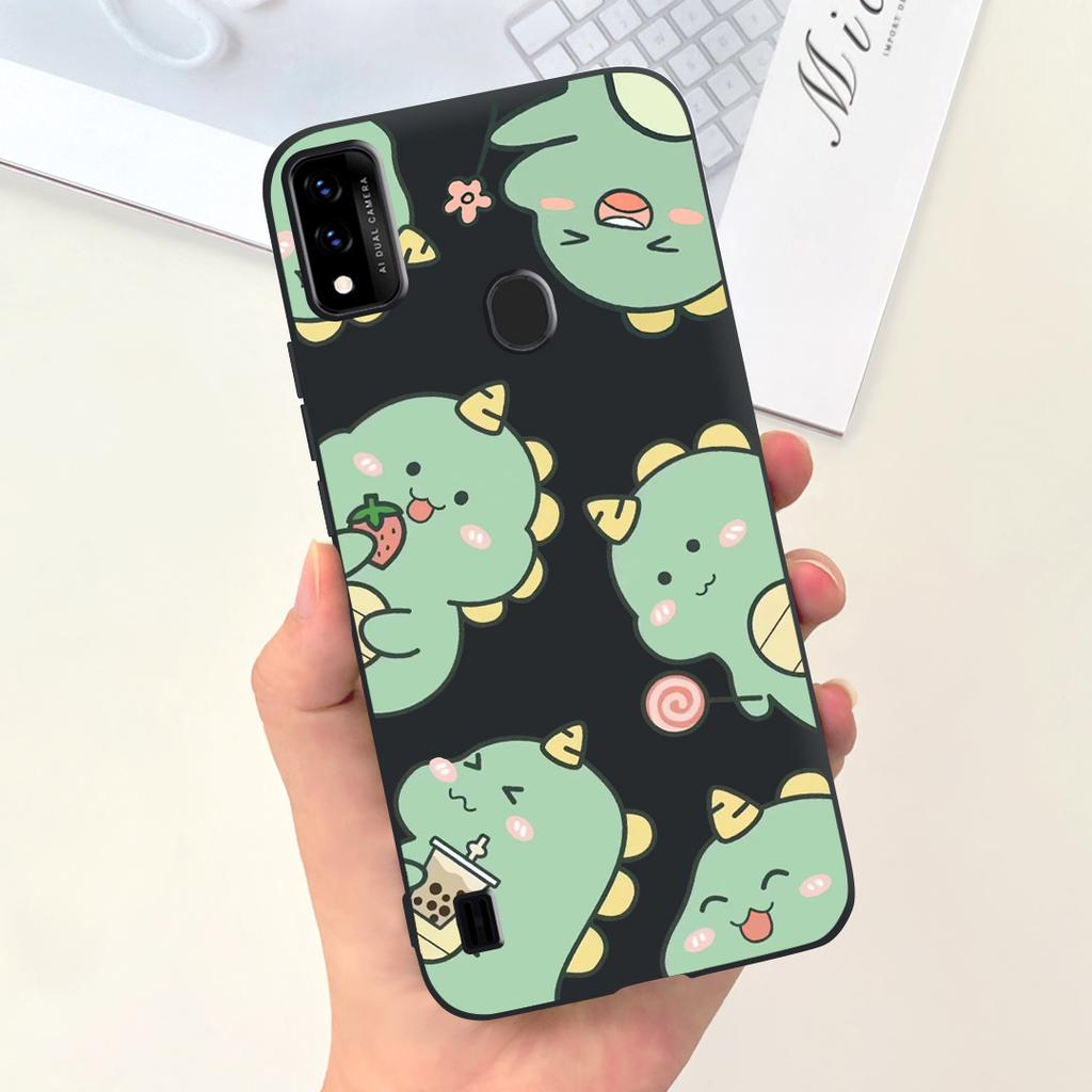 For ZTE Blade A51 A71 2021 Case Soft Silicone Bumper Cool Style Dragon Astronaut Cat Fundas ZTE A71 BladeA51 Housing Shockproof