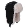 Clape Flight Cap for Men and Solid Reflective Ear Fluffy Pilot Cold Weather Perfect for Fall and Russian Warm Winter Hat for Travel and Hiking Women,