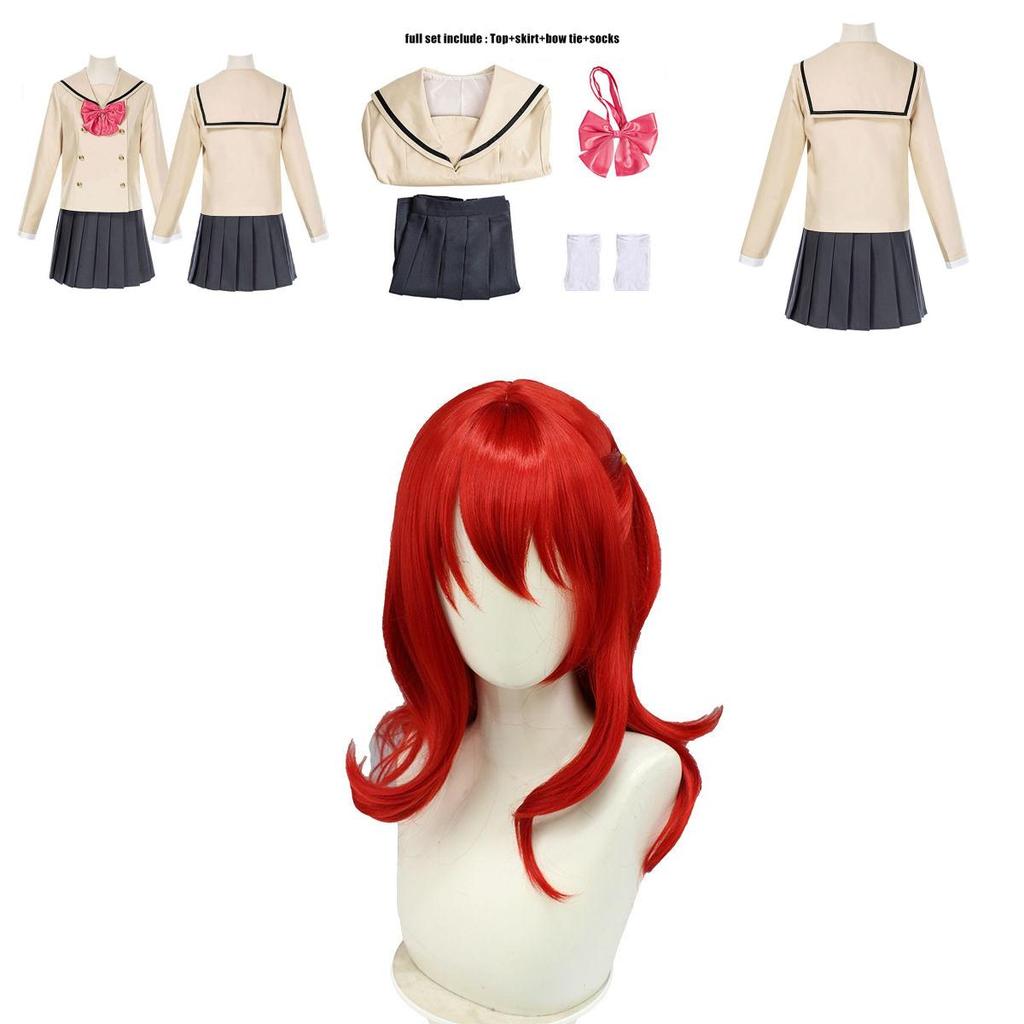 Stunning Bocchi The Rock! Kita Ikuyo Cosplay Costume Outfit