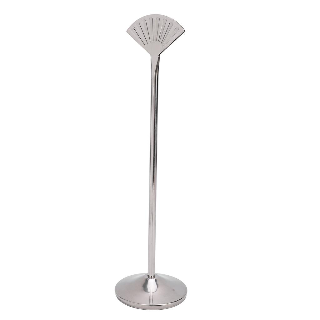 Place Card Holder Stainless Steel Table Number Holder for Photo Sign Wedding Party Office Fan Shape