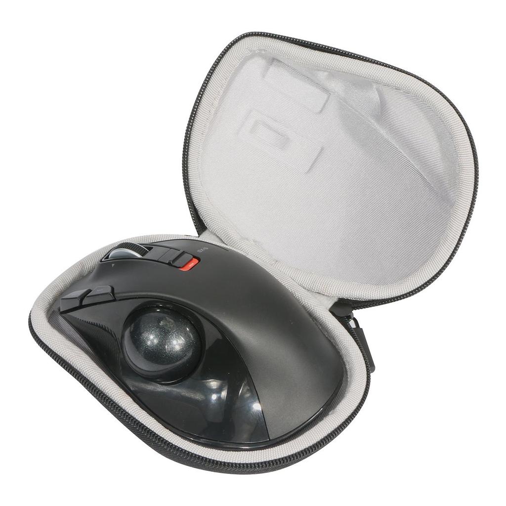 co2CREA Hard Case Bag Compatible with ELECOM Mouse/Wireless Trackball, 6 Buttons, Black, M-XT3DRBK (Case Only)