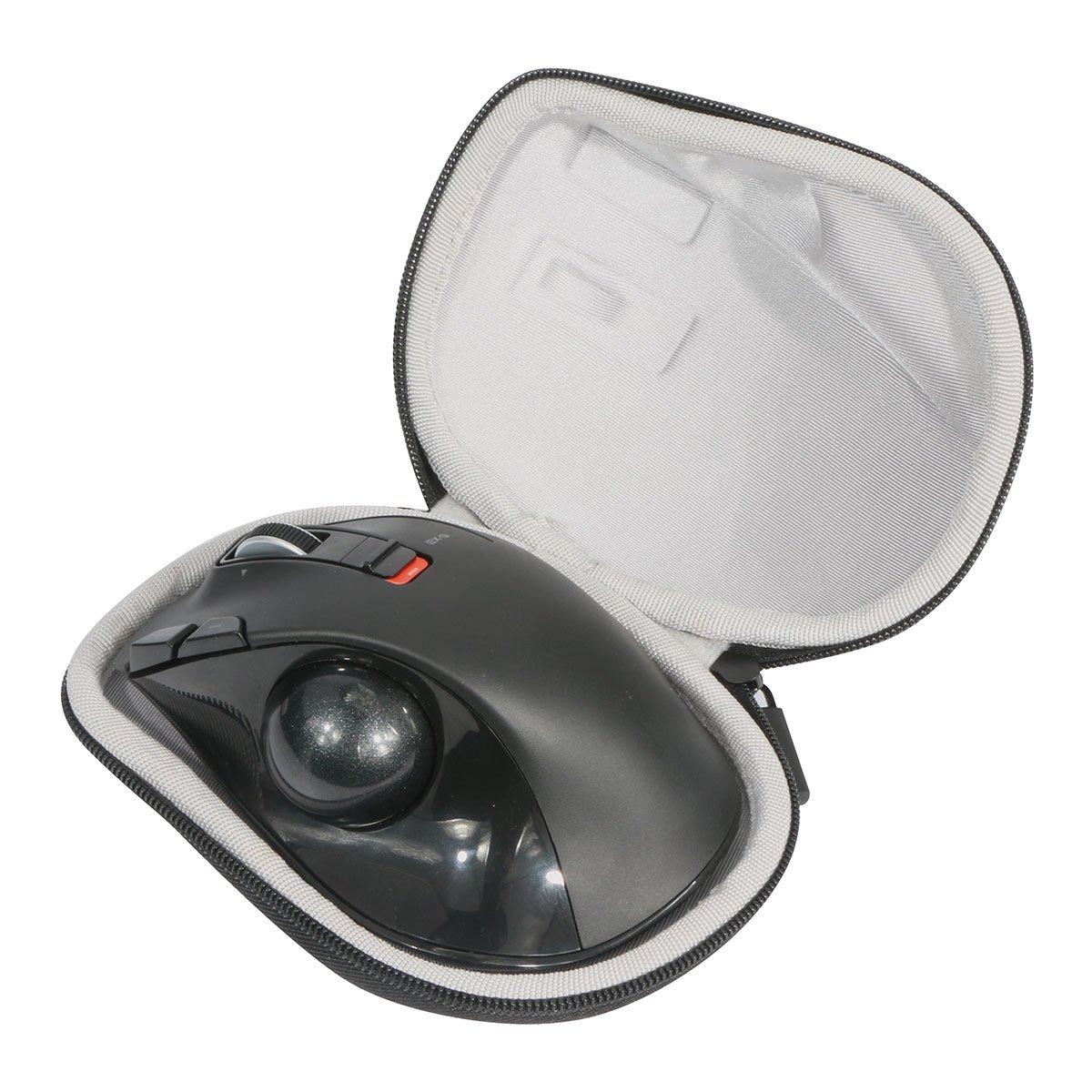 

co2CREA Hard Case Bag Compatible with ELECOM Mouse/Wireless Trackball, 6 Buttons, Black, M-XT3DRBK (Case Only)