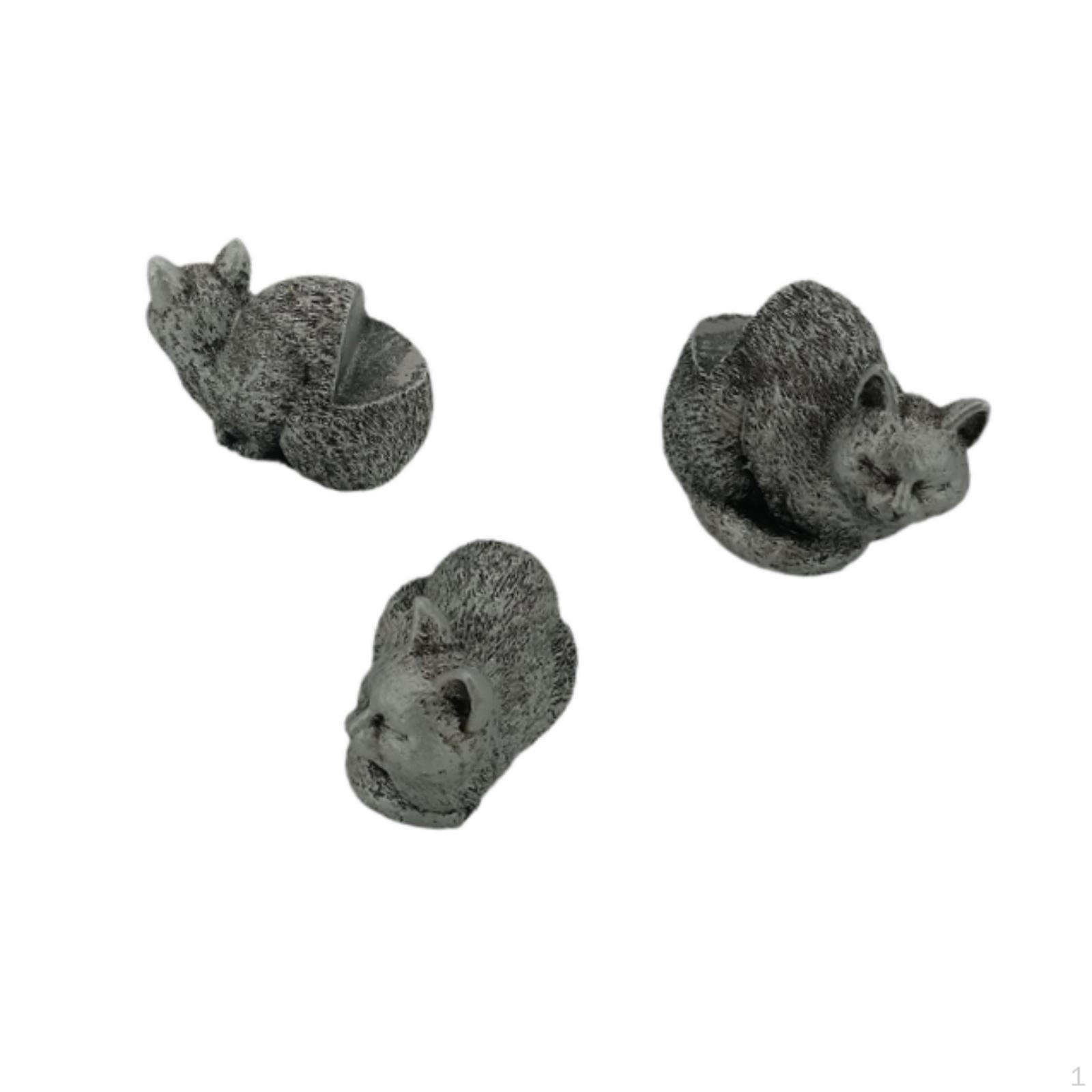 3 Pack Flower Pot Feet Plant Stand Easy to Use Pot Riser Decorative Sleepy Cat 890₽