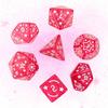 7PCS 8 Colors Star Dice Set D4 D6 D8 D10 D12 D20 Dice For Table Games Table Games Dice  For D&d DND