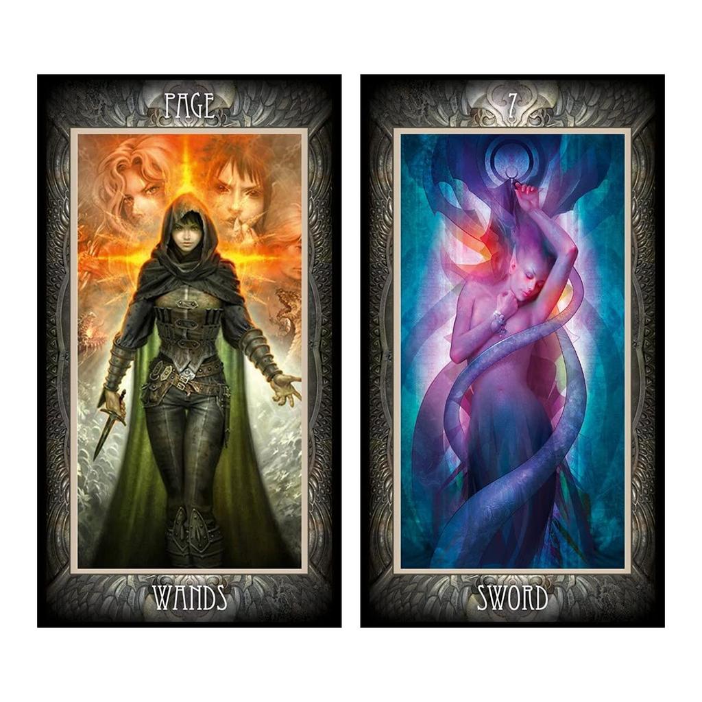 Kancharo Tarot Card Set Includes Japanese Tarot Card Instructions Pouch 78-Card [Barbieri Tarot] & (Authentic)