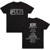 Y2K Tees Pulp Band DC30 Silver Logo TShirt Casual Cotton Tee Shirt Crew Neck Short Sleeve T Shirts Gift Tops Clothing Unisex