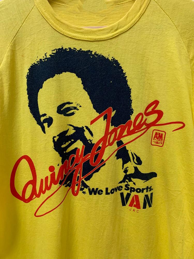 

Vintage Quincy Jones Yellow All Size Unisex Shirt OB122 Unisex T-Shirt L