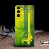 Brazil Flag Silicone Case For Samsung S23 Ultra S24 5G S21 S20 FE Back Cover Galaxy S22 s23 S24 S10 Plus Case Brazilian Football