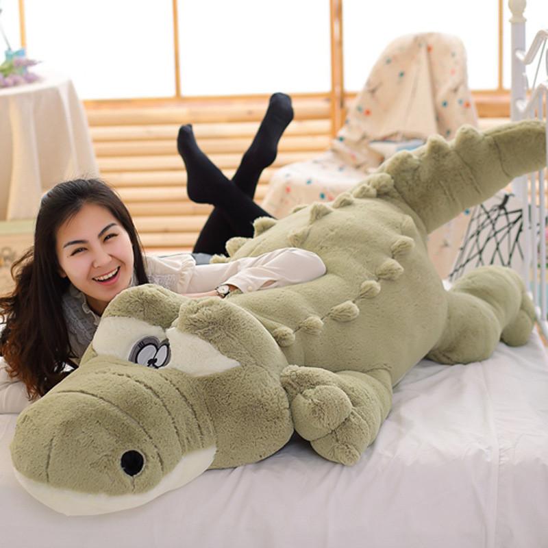 Plush Toy Crocodile Oversized Doll Cute Cartoon Sleeping Pillow Bed Girl Gift