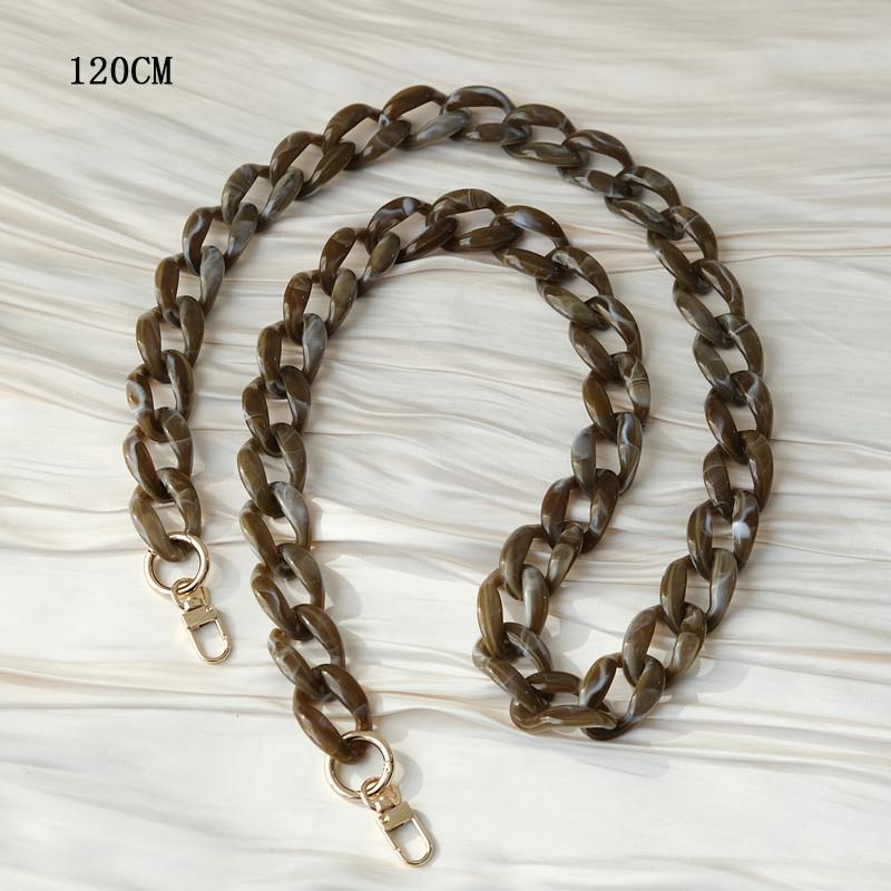 New Phone Accessory Detachable Parts Chain Blue Crossbody Resin Luxury Strap Amber Phone Case Chains Red Acrylic Shoulder Chain