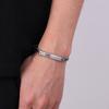 6mm Stainless Steel Three Wire Mesh Chain Bracelet for Men Women Silver&Gold Color Punk DIY Name Fashion Jewelry Gift