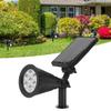 7LED Solar Light Intelligent Outdoor Garden Spotlight Lawn Lamp Landscape Lighting BlackColorful