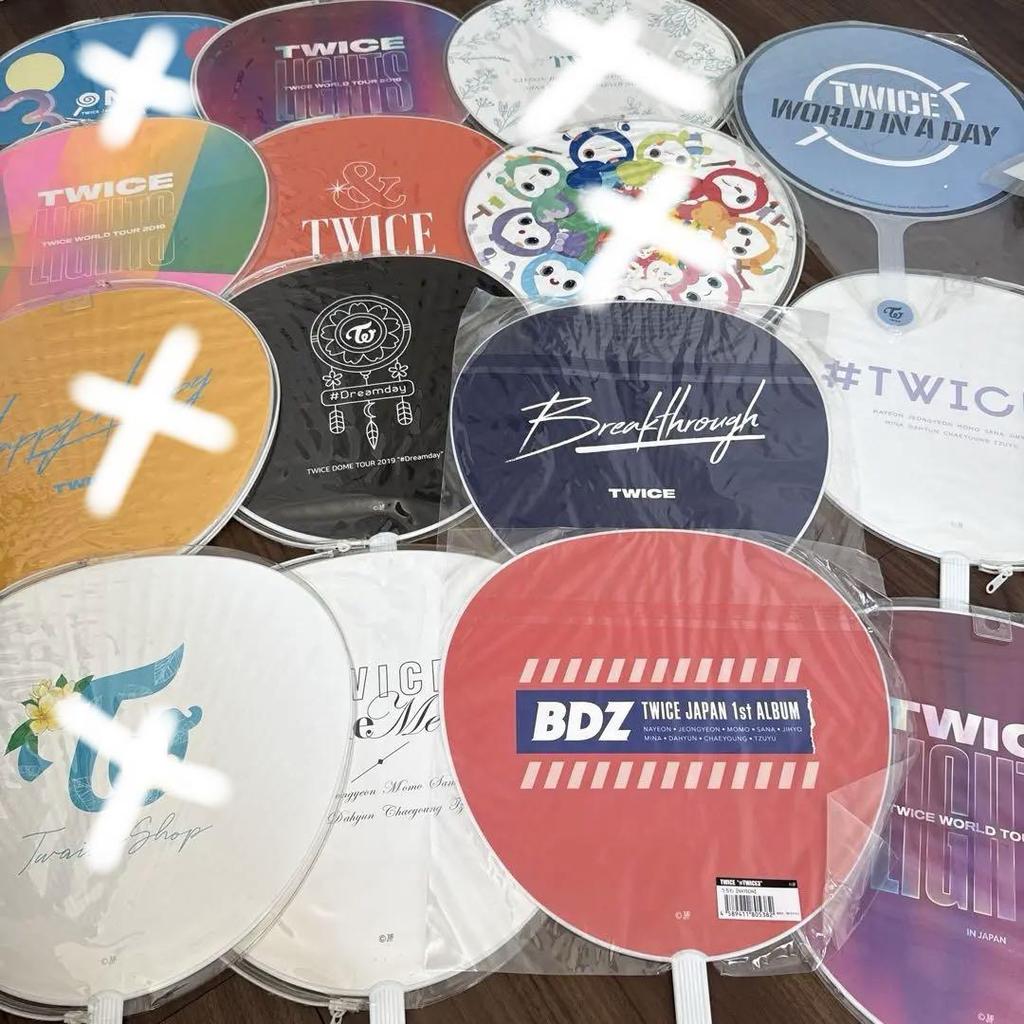 [USED] Twice Nayeon Fans (Set of 10) (Sold Individually from 5 or More)