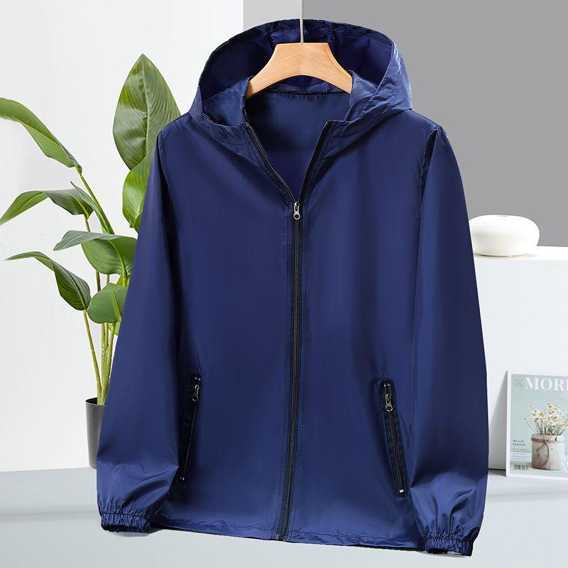 Sunscreen Coat Men's Outdoor Sportswear UV Protection Breathable Lightweight Jacket Men Windbreaker Anti-Uv Fishing Skin Clothes