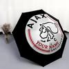 1 PC Automatic Folding Umbrella - AFC Ajax Custom Name Pattern, Portable & Foldable Design with 8 Ribs, Christmas Birthday Gifts