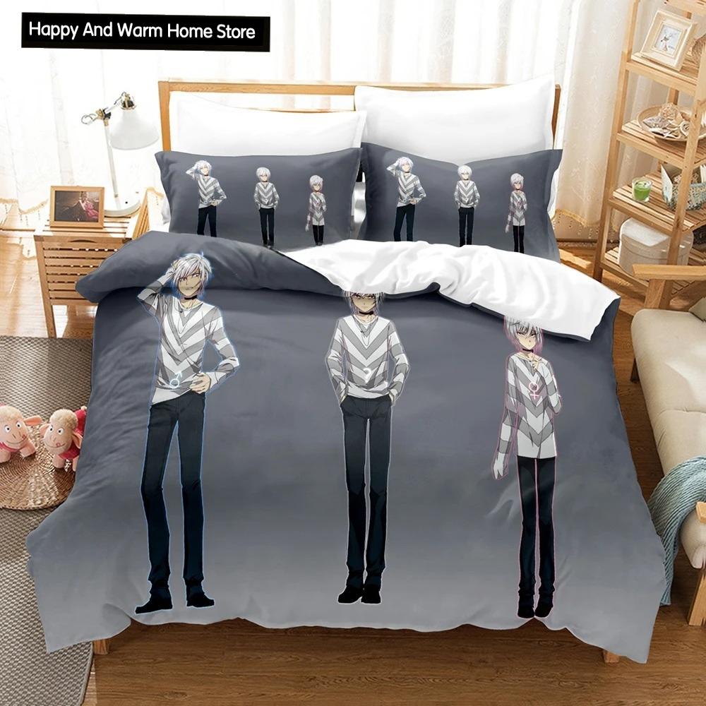 

Comforter Fashion Anime A Certain Scientific Accelerator Bedding Set Single Twin Full Queen King Size Bed Set Adult Boy Bedroom Duvet Comforter (quilt)-EU Single(135*200cm)3pcs