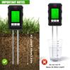 6 In 1 Digital Soil Tester Multifunctional Soil PH Detector Moisture Fertility pH Temperature Humidity Light Meter for Garden