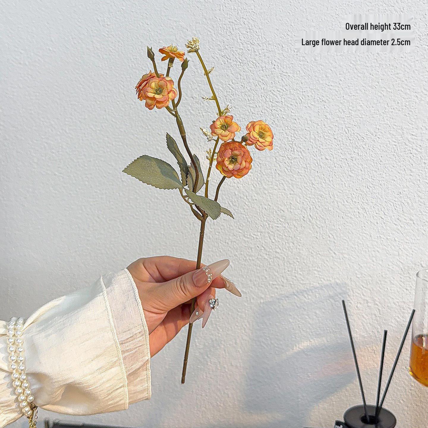 Exquisite Gypsophila Rose Artificial Wedding Bouquet Decoration