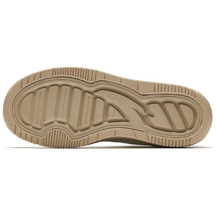 New Anta Street Play 2 Slip Resistant Cushioning Low Top Skateboard Shoes Women's White Brown 922448077-9
