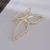 High-quality hollow butterfly metal clip, women's back of the head, coil hair, grab clip, large hair, multi-shark clip