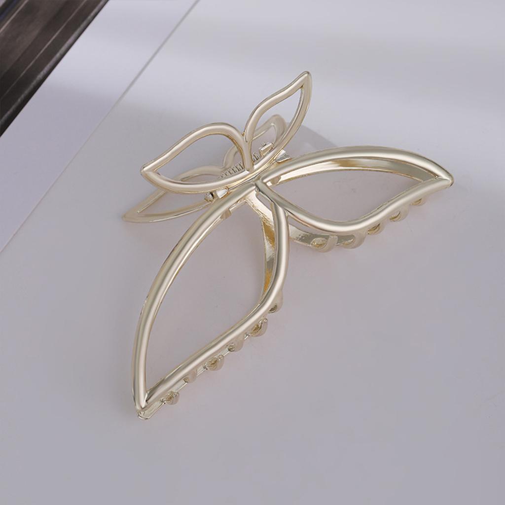 High-quality hollow butterfly metal clip, women's back of the head, coil hair, grab clip, large hair, multi-shark clip