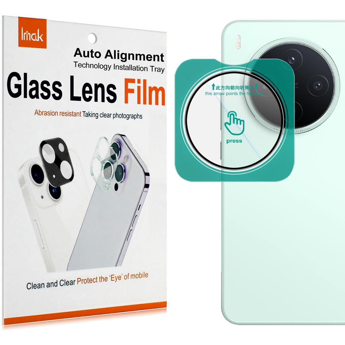 

Для Vivo Y500 Pro 5G Стекло IMAK Стекло высокой четкости Пленка для линз Самопозиционирующаяся версия Vivo Y500 Pro 5G