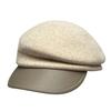 Painter Hat Beret Children Asymmetrical Foreign Wool Woolen Knight Hat Versatile Face Small Skin Cover Splicing