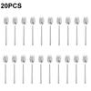 10/20Pcs Stainless Steel Sporks Reusable Fruit Fork Spoon Ice Cream Salad Dessert Tableware Portable Spork Set for Home School