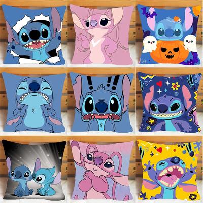 Lilo und Stitch Kissenbezug Büro Wohnzimmer Sofa Kissenbezug Zuhause Schlafzimmer Zimmerdekoration Kindergeschenk Puppe
