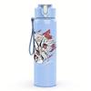 1PC Red Dragon Fantasy Retro Grunge Print 750ml Portable Sports Water Bottle Leakproof Gym Outdoor Travel Drink Cup