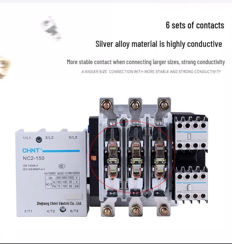 Chint NC2 Series AC Contactor (115-630A, 220V/380V)