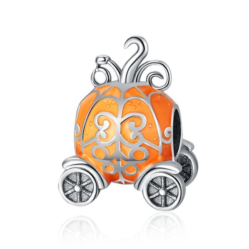 Fashion Halloween Gift Spider Magic Hat Charm Luminous Series Bead Fit Original Pandent Bracelet Women Jewelry Gift Diy